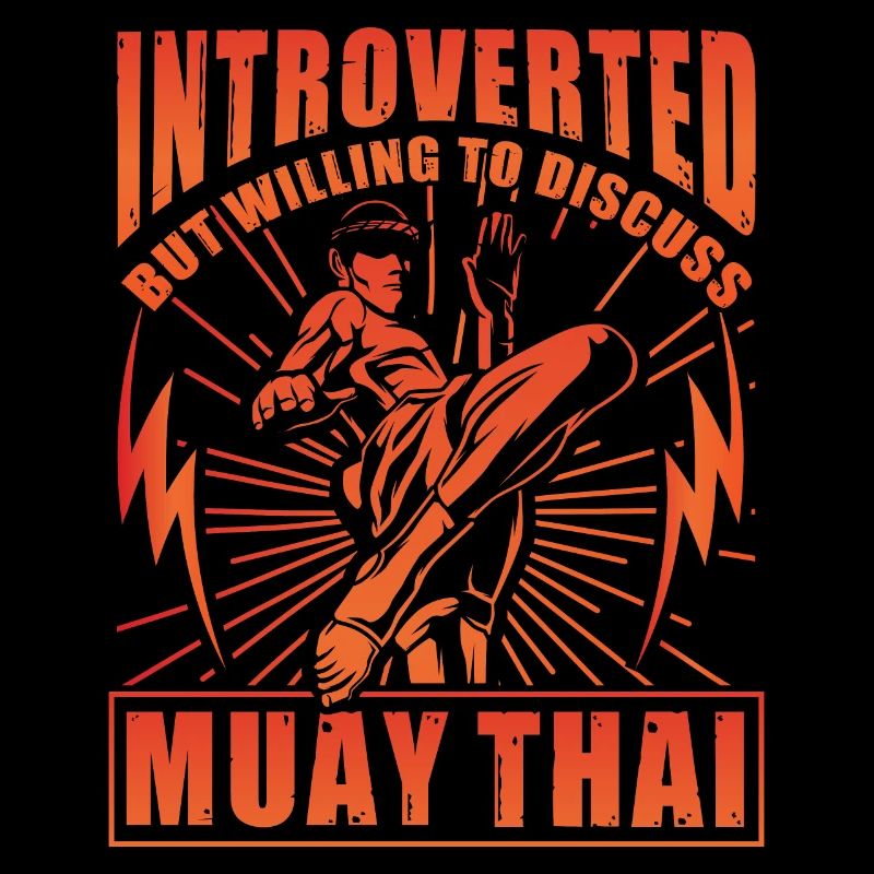 Introverti mais prêt à discuter de Muay Thai