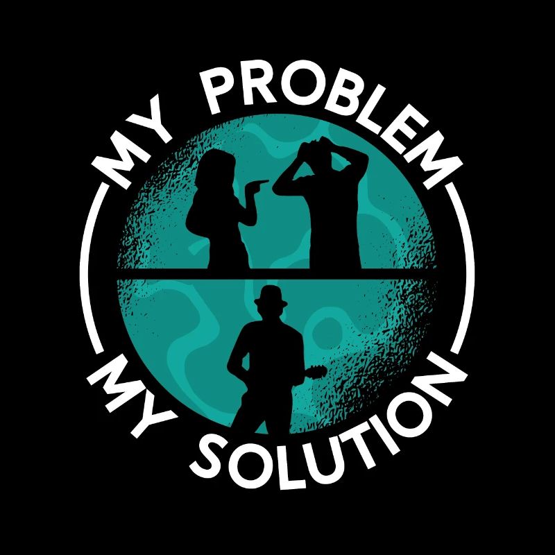 Mandolin Player My Problem My Pictogram Dad Mom