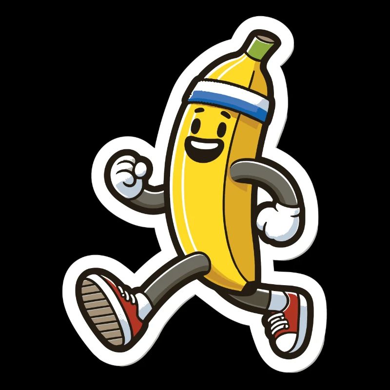 Fit with fruit : jogging banane