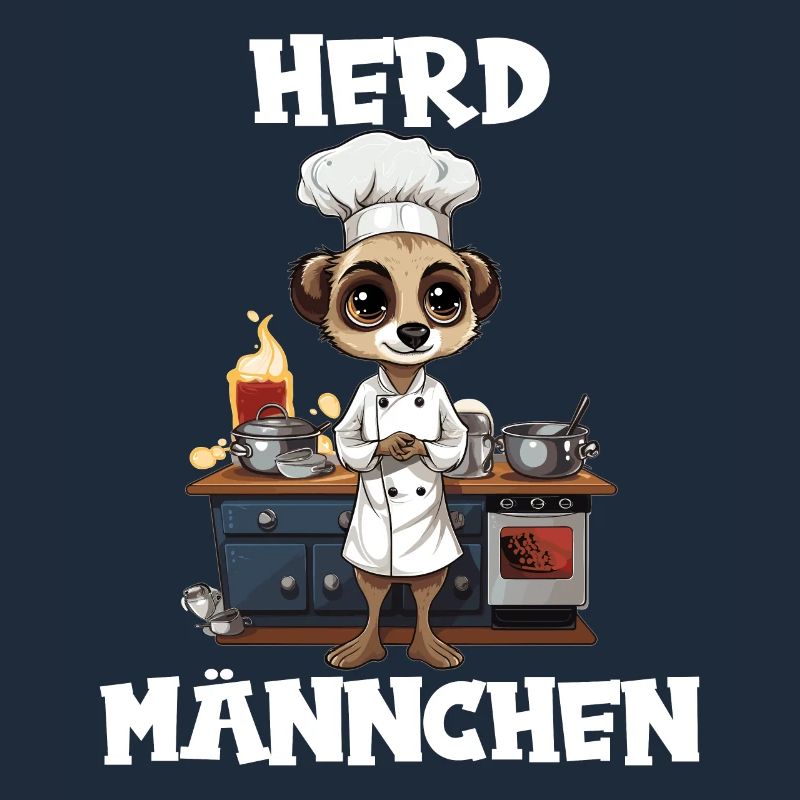 Erdmännchen kochen Koch Kochmütze Herdmännchen