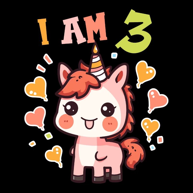 Ich bin 3 Jahre alt Pferde Pferd 3. Geburtstag