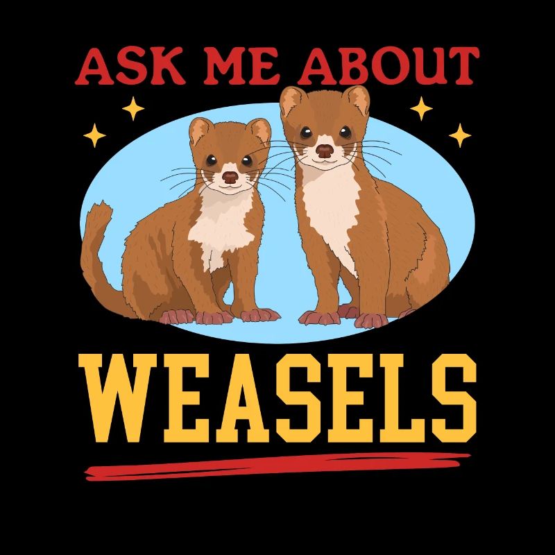 Weasel Hermännchen Mouse Weasel Gift