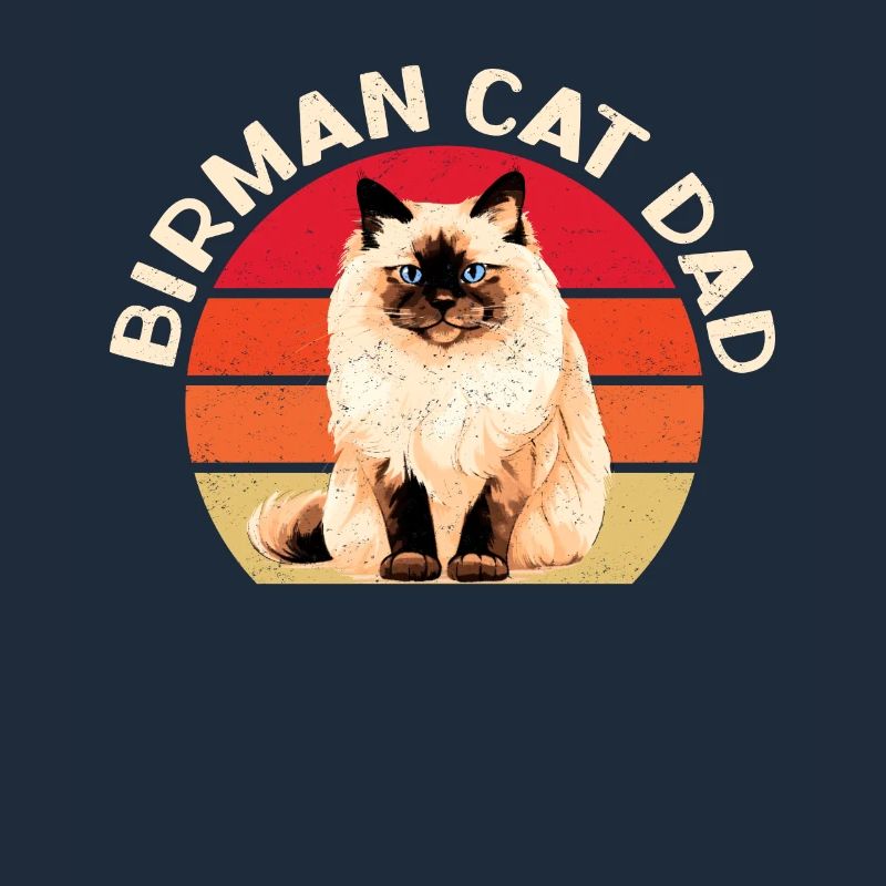 Birma Katzen Dad Birmakatze Birmchen Geschenk