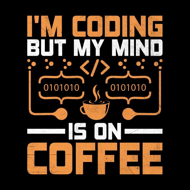 Kaffee-Codierung Programmierer Programmierer Entwickler Nerd Coff