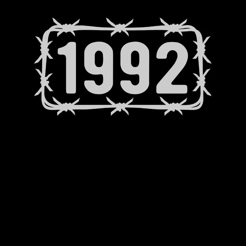 Geburtstag Vintage 1992 Stacheldraht