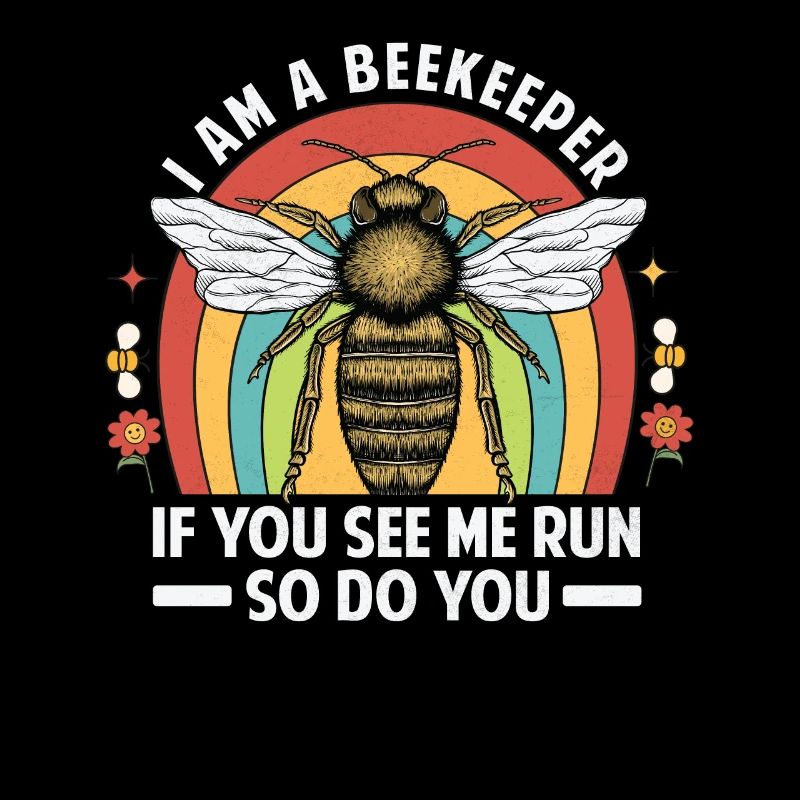 Lustiger Imker Spruch - Bienen Schwarm