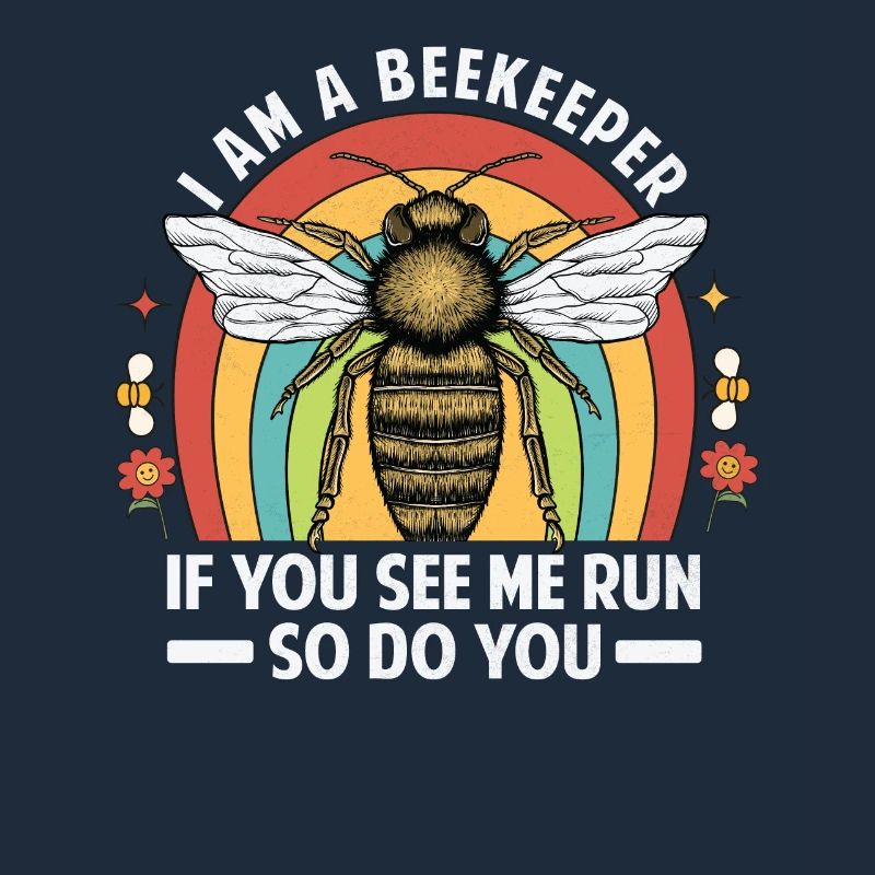 Funny Beekeeper Saying - Bee Swarm