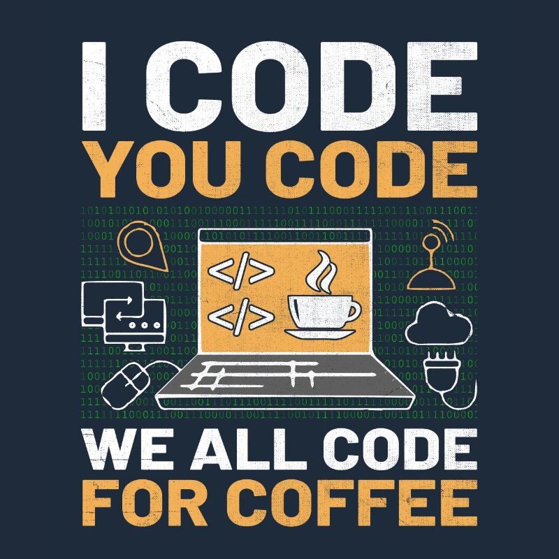 Kaffee-Codierung Programmierer Programmierer Entwickler Nerd Coff