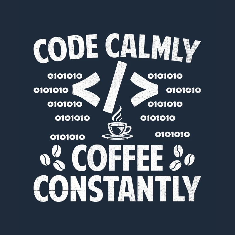 Coffee Coding Programmer Coder Developer Nerd Coff