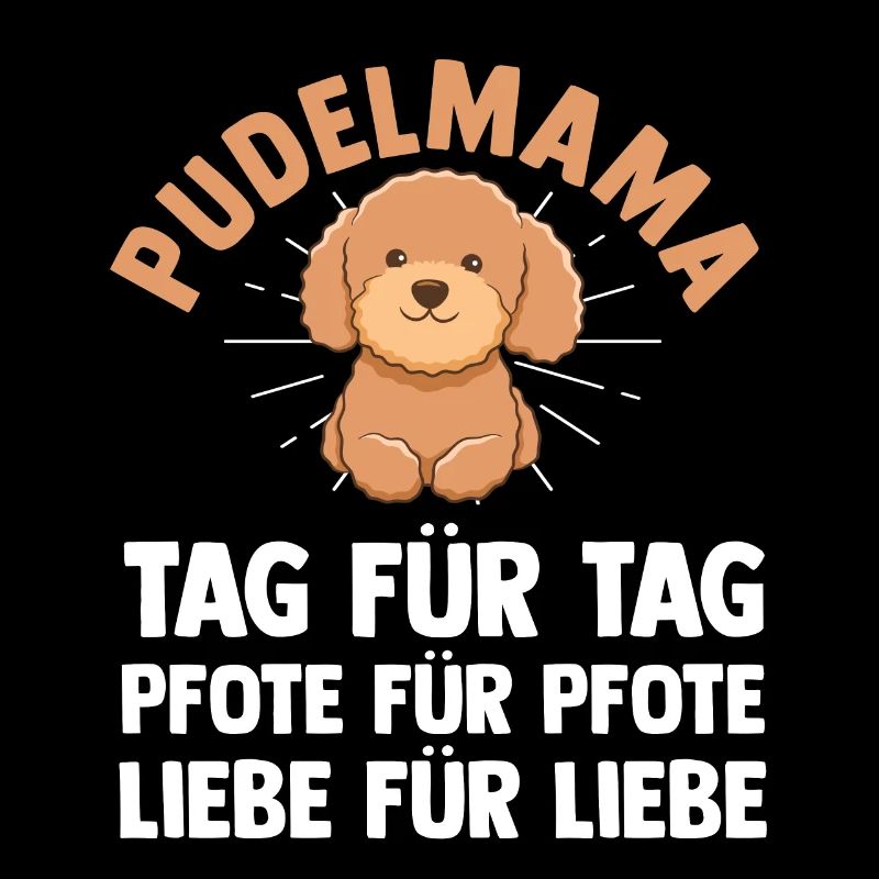 Chien Maman Caniche Maman Maman Mère Caniche