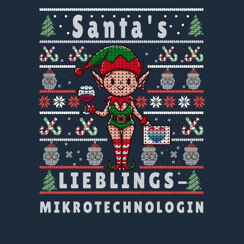 Ugly Christmas SANTA'S FAVORITE MICROTECHNOLOGIST