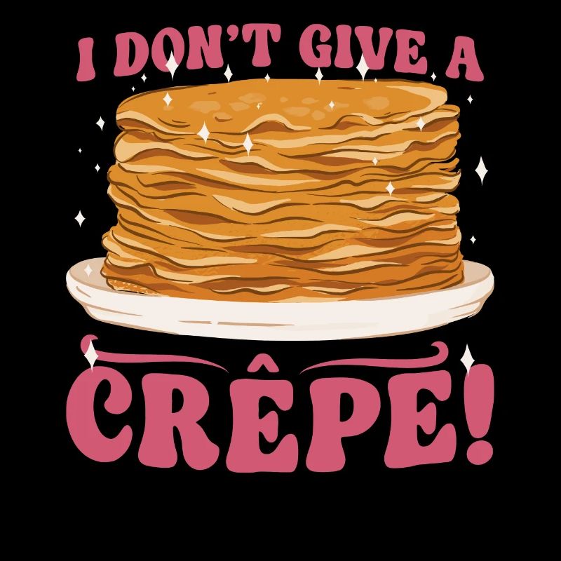 Pancake Lover Kids Jeu de mots Je ne le fais pas