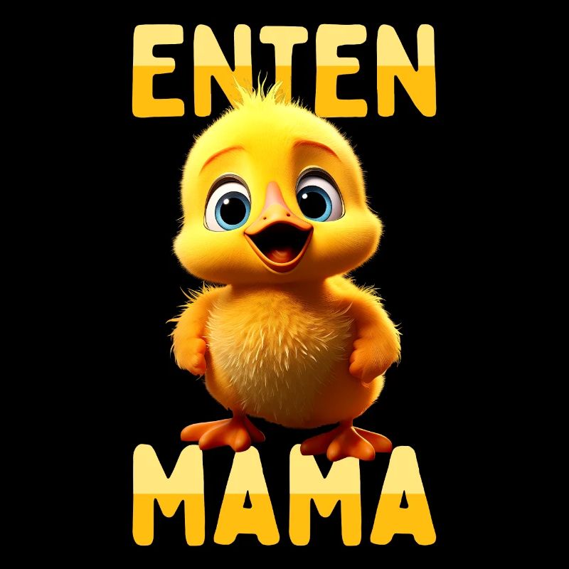 Enten Mama Muttertag Süße Entenküken Mutter Ente