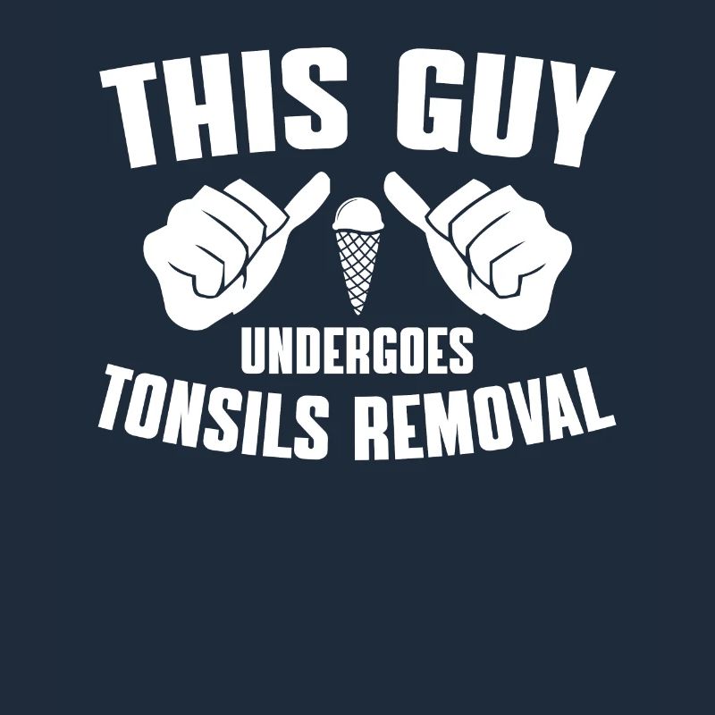 This guy has his tonsils removed