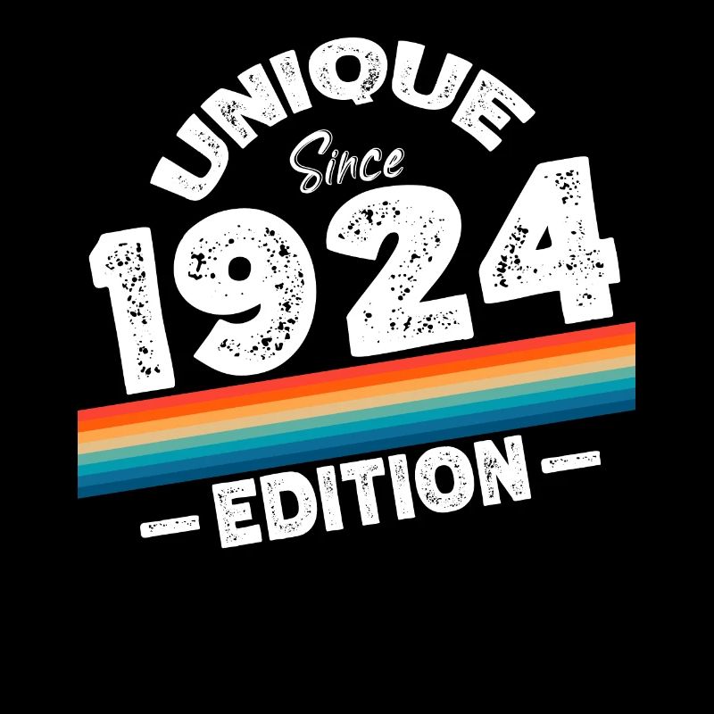 Unique seit 1924 Edition Geburtstag Vintage 1924