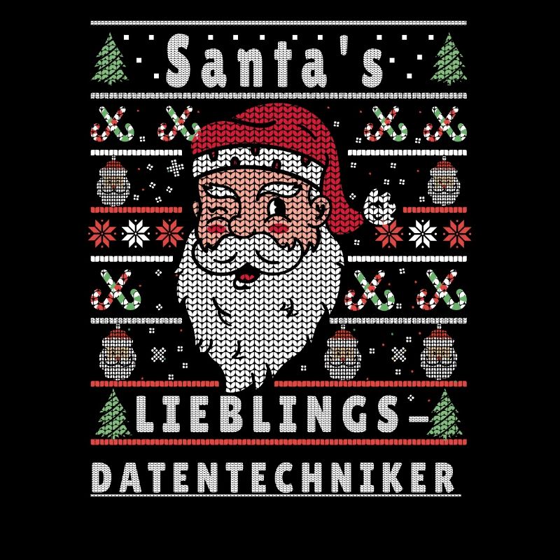 Ugly Christmas SANTA'S FAVORITE Data Engineer
