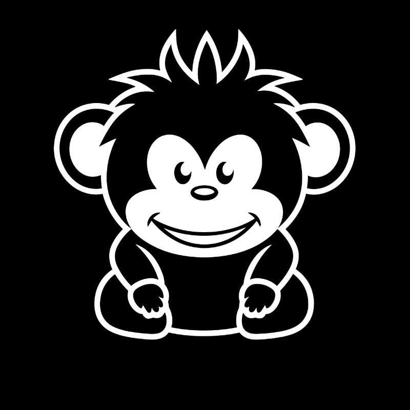 Humour petit singe babouin
