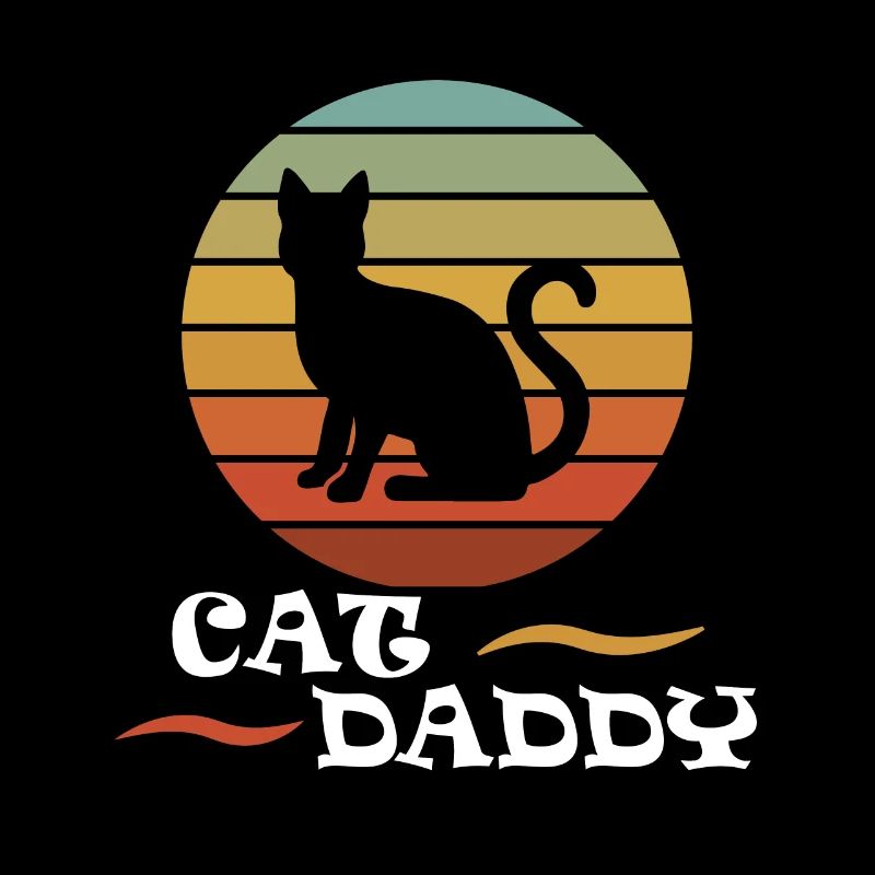 Chat Daddy Vintage Eighties Style Chat Rétro