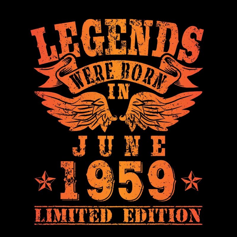 Legends were born in Juni 1959 Geburtstag
