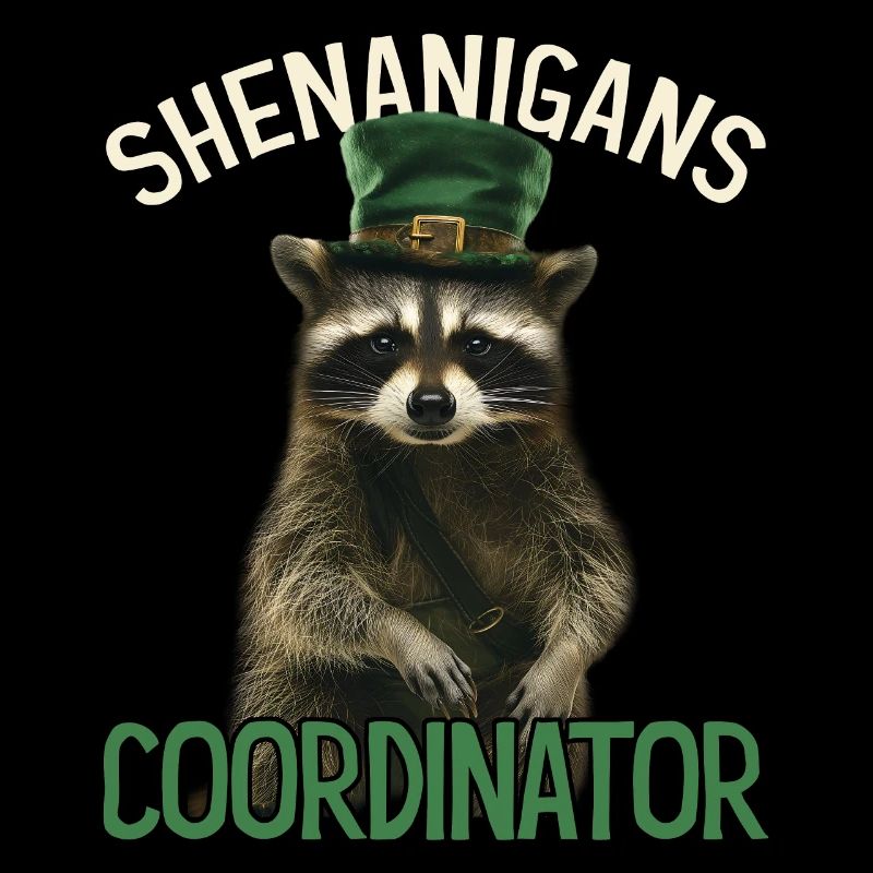 Shenanigans Coordinator Süßer Waschbär Lustig