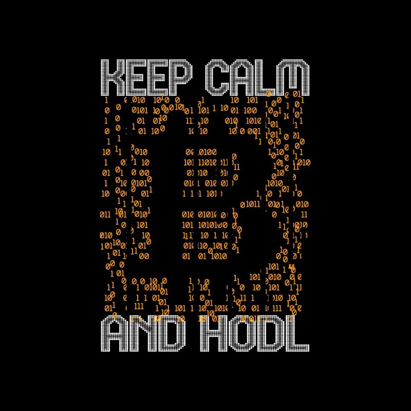 Hodl Crypto Bitcoin BTC Miner Blockchain Trader