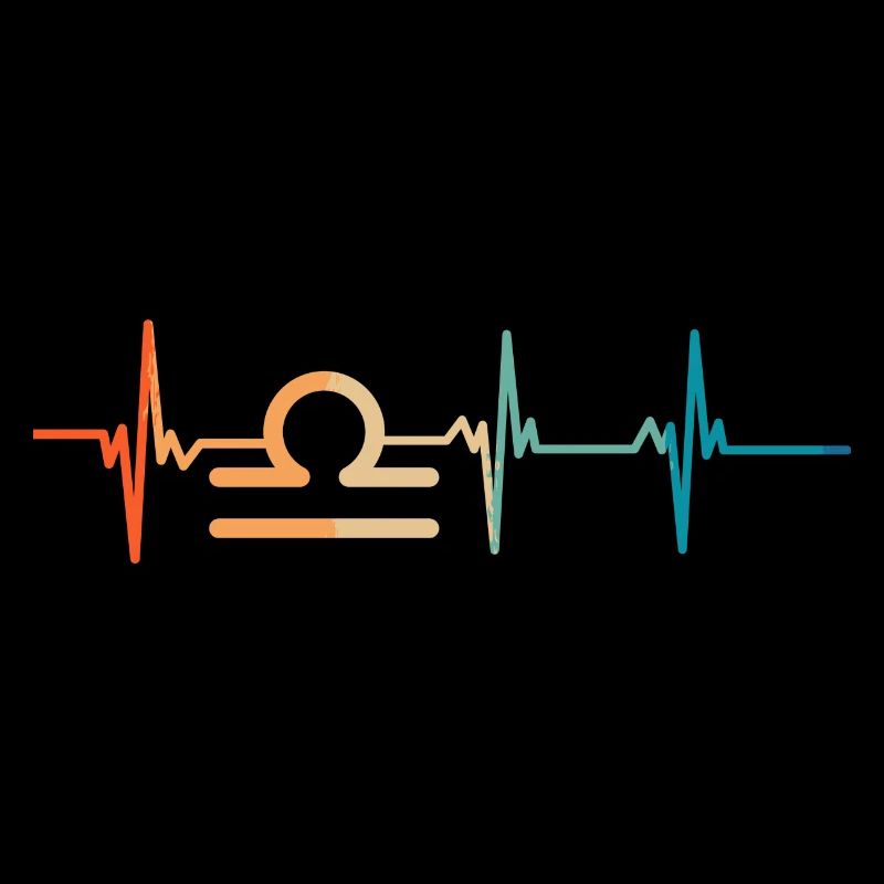 Libra Star Sign Heartbeat