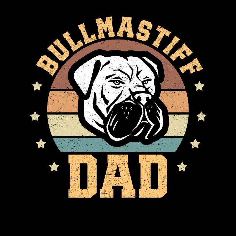 Bullmastiff Dad Hundebesitzer Geschenk