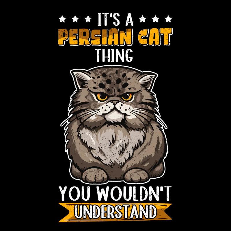 Chat persan chats chat propriétaire cadeau