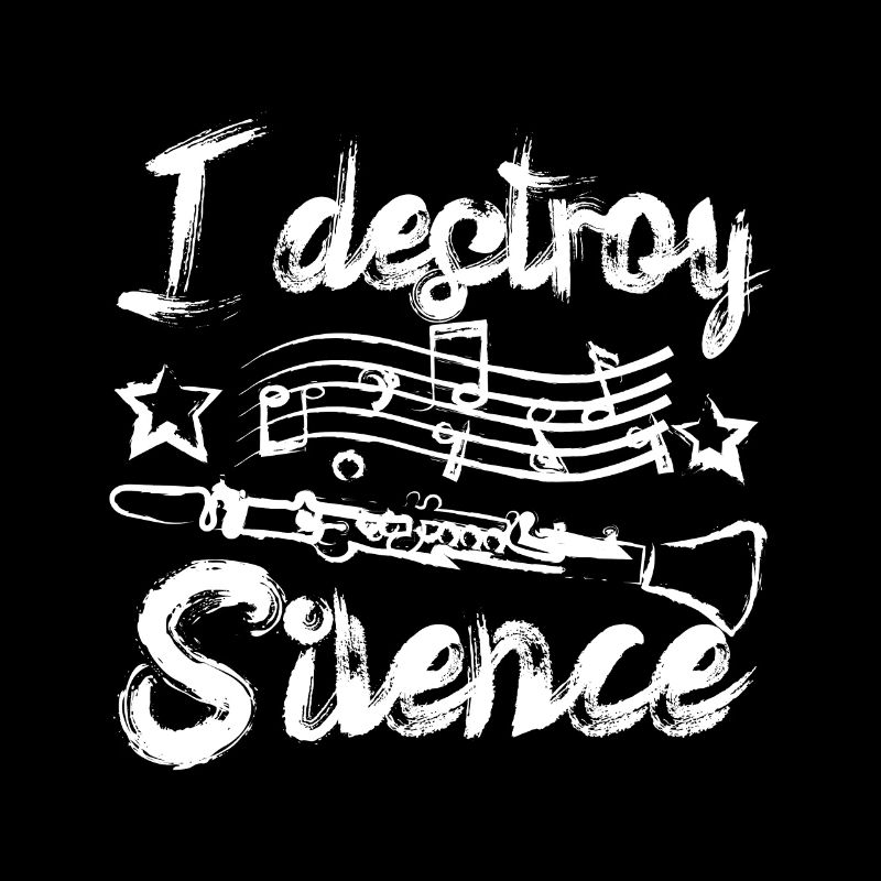 I destroy silence clarinetist