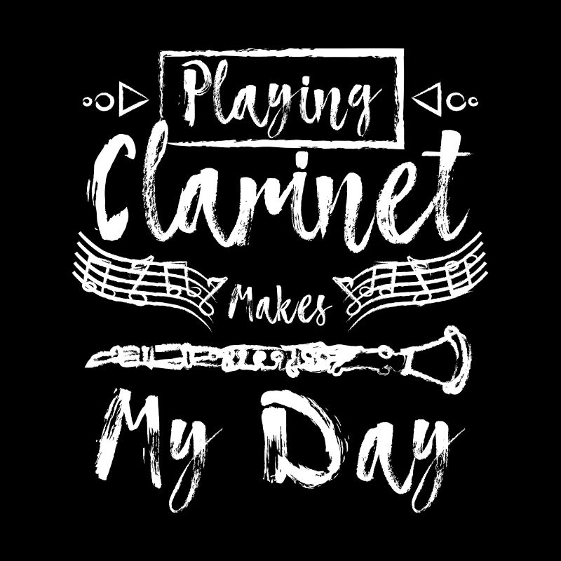 Playing clarinet makes my day