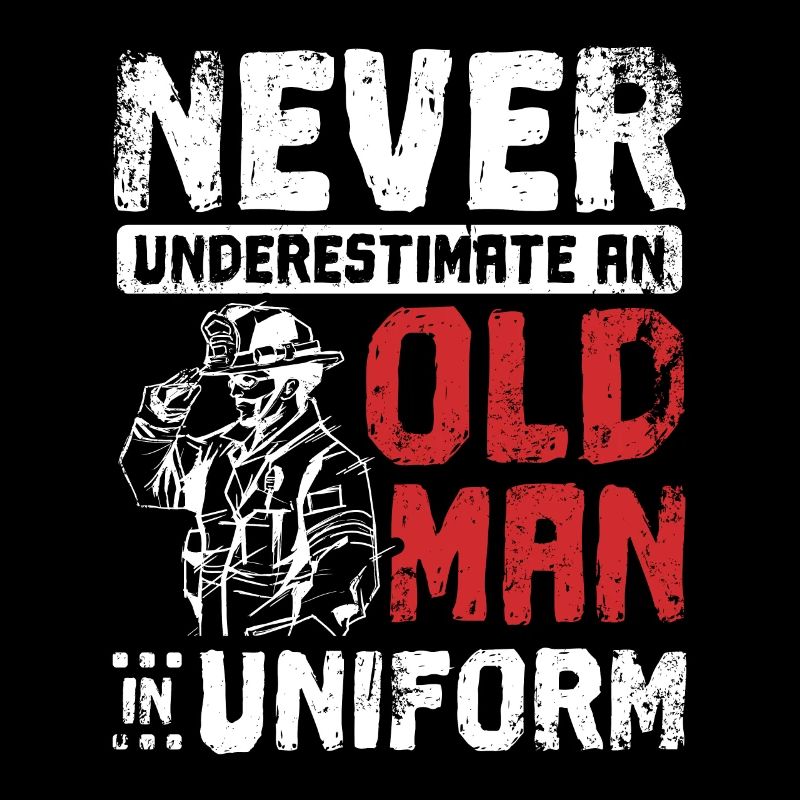 Never underestimate an old man in uniform