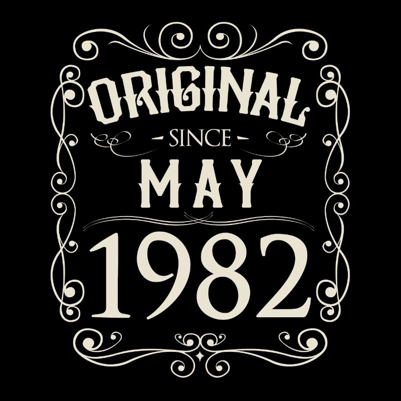 Vintage - Original since Mai 1982 Geburtstag