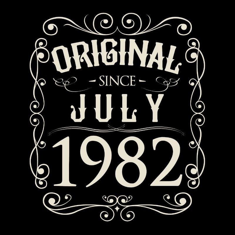 Vintage - Original since Juli 1982 Geburtstag