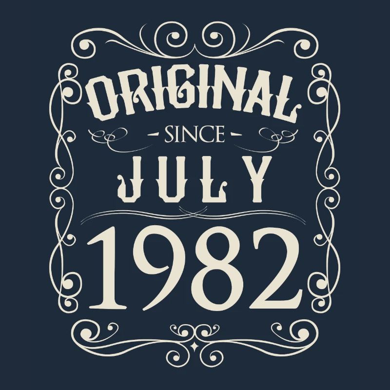 Vintage - Original since Juli 1982 Geburtstag