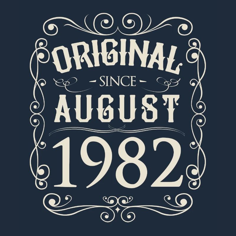 Vintage - Original since August 1982 Geburtstag