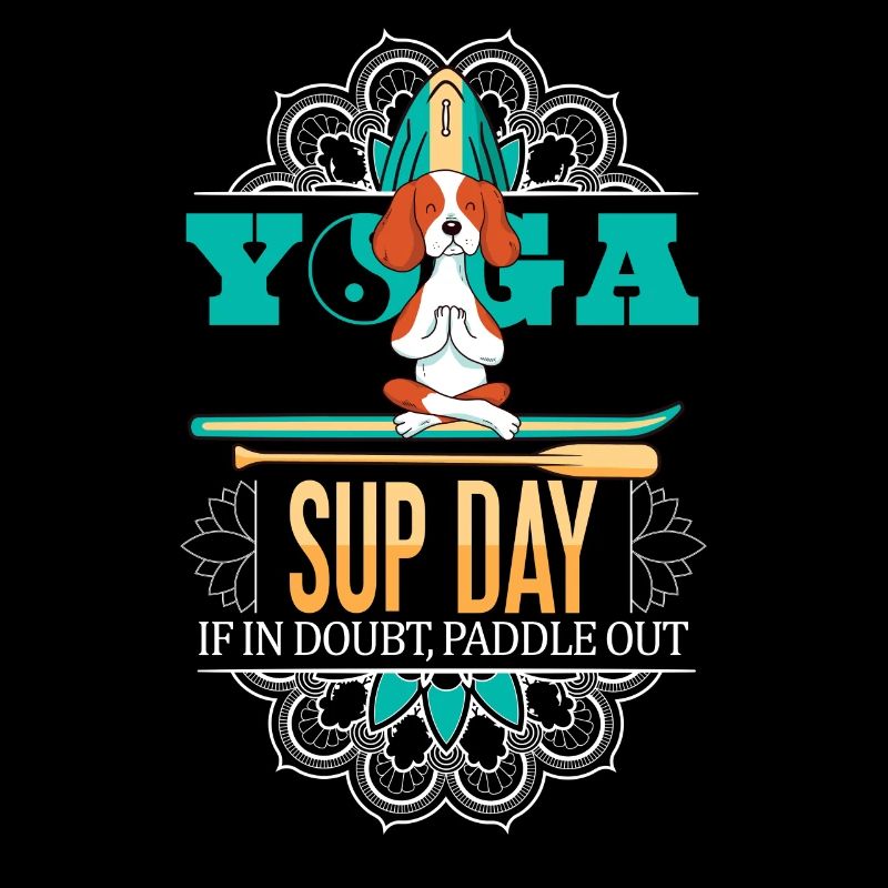 SUP paddle Stand Up Paddle Chiens Yoga