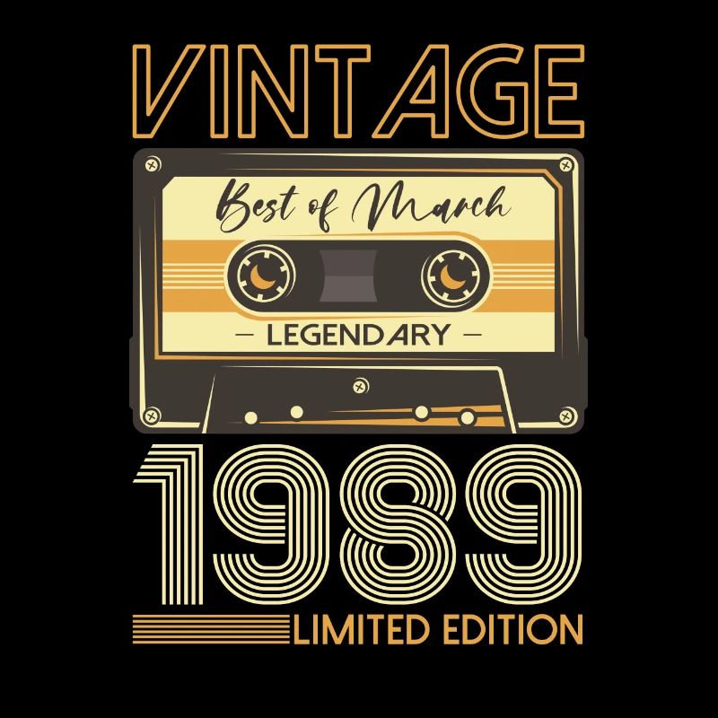 35e anniversaire mari mars 1989 Mixtape Cassette
