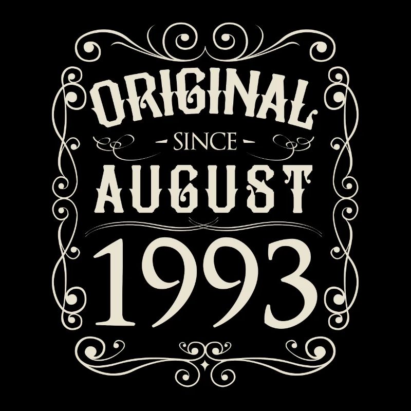 Vintage - Original since August 1993 Geburtstag