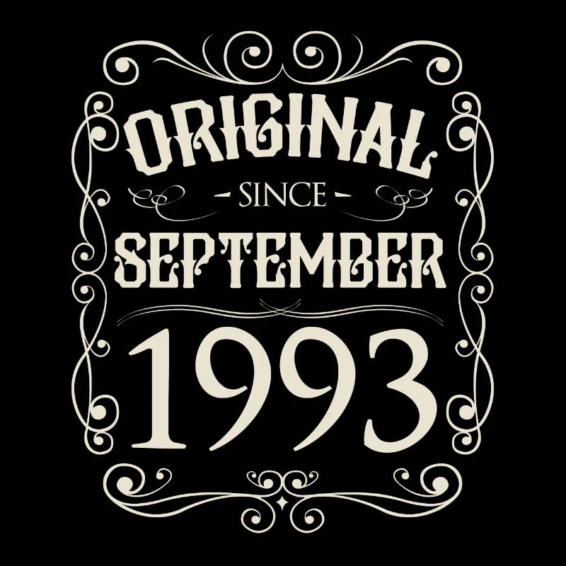 Vintage - Original since September 1993 Geburtstag