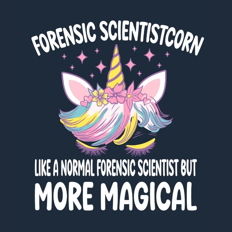 Forensic Scientistcorn comme un scientifique normal