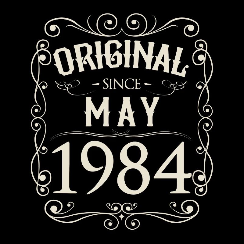 Vintage - Original since Mai 1984 Geburtstag