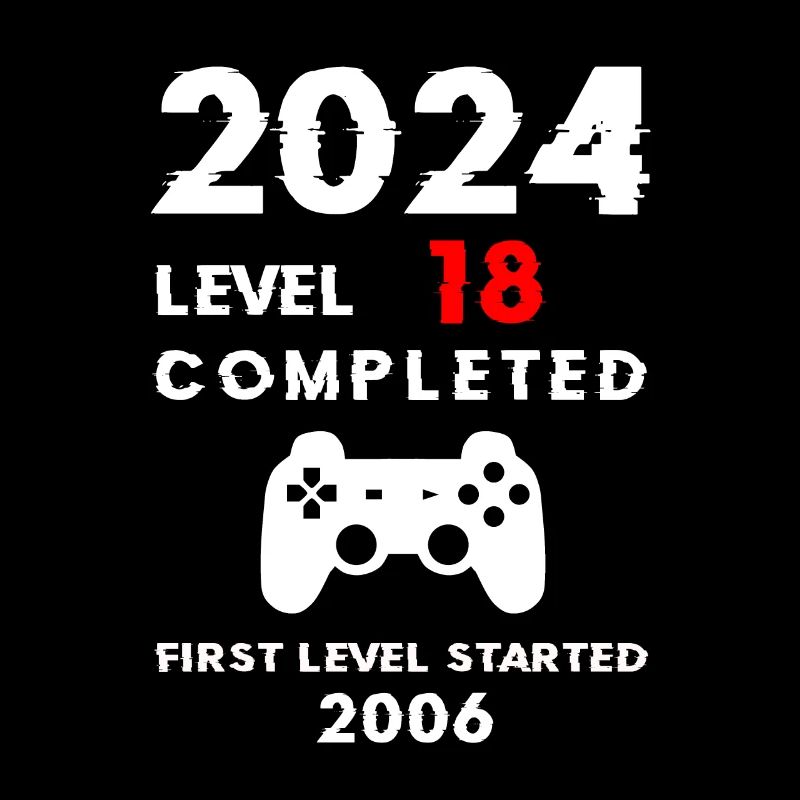 2024 Level 18 I 18. Geburtstag 2024 Jungen Mädchen