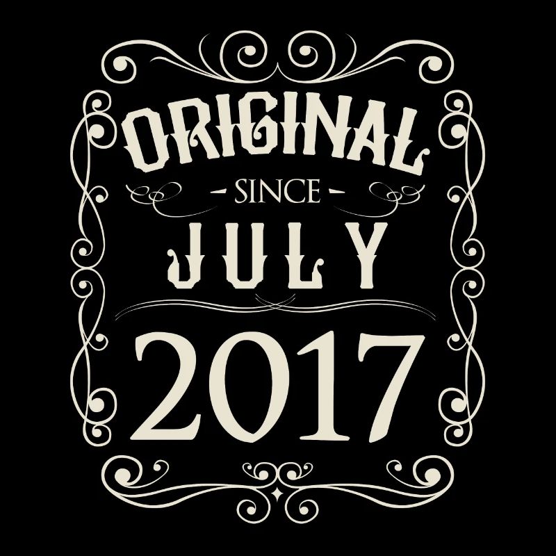 Vintage - Original since Juli 2017 Geburtstag