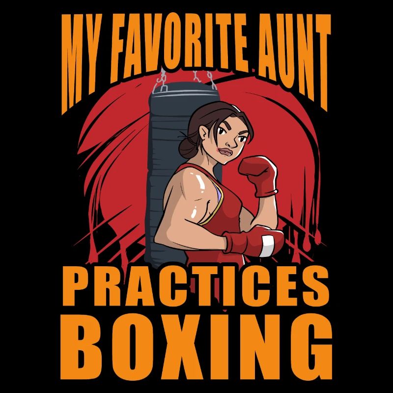 MY favorite Aunt practices Boxing