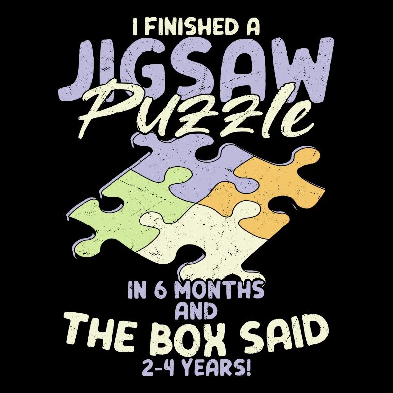 I Finished A Jigsaw Puzzle Piece Solving