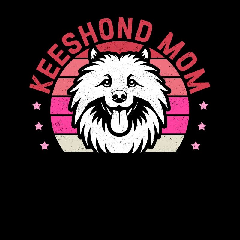 Keeshond Mom Wolfspitz Hundepapa Geschenk