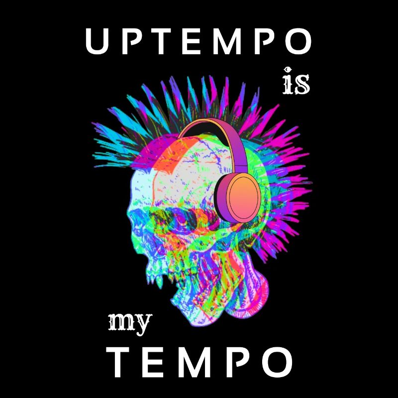 Uptempo ist meine Techno-Musik Hardtek Tek Schranz