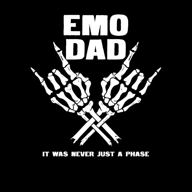 Emo Dad - Unique Gift - Emo Dad