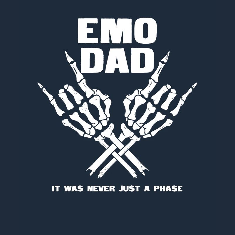 Emo Dad - Unique Gift - Emo Dad