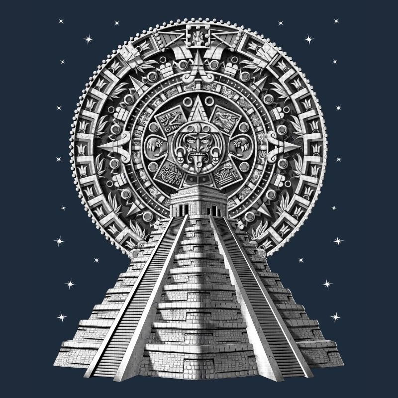 Calendrier des pyramides aztèques